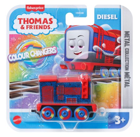 THOMAS AND FRIENDS spalvas keičiantis traukinys, asort., HMC30 