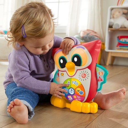 FISHER-PRICE muzikinis,interaktyvus  pelėdžiukas Pupū, lietuviškai įgarsintas, HNK87 HNK87
