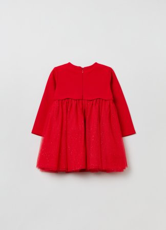 OVS GIRL9-36M DRESSES 2H 9-12 RED 001923500 