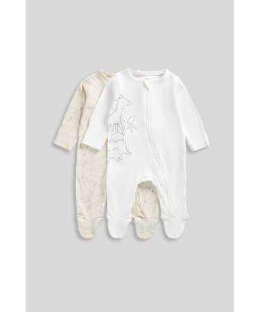 MOTHERCARE šliaužtinukas ilgomis rankovėmis 2 vnt., LK130 80 