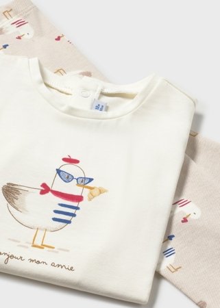 MAYORAL švarkelis, marškinėliai trumpomisrankovėmis ir tamprės, red, 1.749-87, 92  cm 