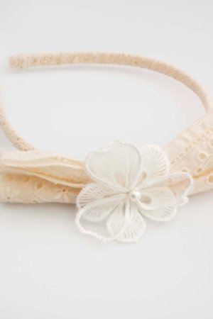 COCCODRILLO plaukų segtukas PETIT BIJOU, kreminis, WC5311913PBJ-003-000, one size cm 
