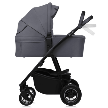 LIONELO universalus vežimėlis AMBER PLUS 3in1, Grey graphite, LO-AMBER PLUS 