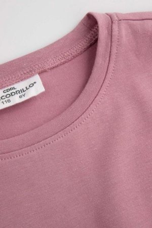 COCCODRILLO marškinėliai CRAFT PUNK GIRL KIDS, rožiniai, ZC5143102CGK-033-104, 104 cm 