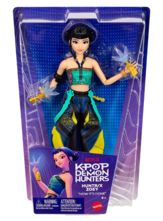 KPOP DEMON HUNTERS FASHION lėlė Zoey, JRN37 