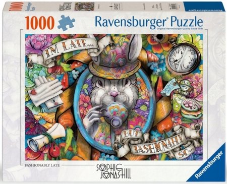 RAVENSBURGER PUZZLE dėlionė Madingai vėluojant, 1000 det., 12001712 7 