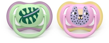 PHILIPS AVENT čiulptukai ULTRA AIR, 6-18 mėn., 2 vnt., SCF087/13 