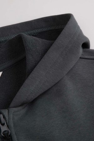 COCCODRILLO susegamas džemperis su gobtuvu, pilkas, cm 