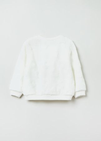 OVS GIRL9-36M SWEATSHIRT 2H 30-36 WHITE 001897381 