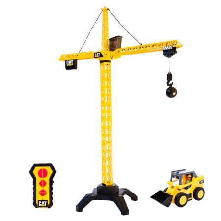 CAT RC statybinio krano rinkinys Workforce Jumbo Tower Crane Set, 82438 