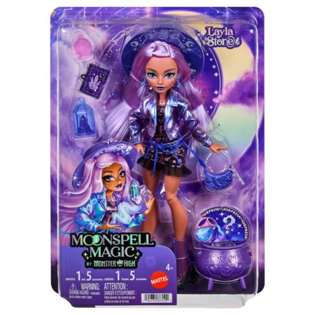 MONSTER HIGH MOONSPELL MAGIC lėlė Layla – kristalų kerėtoja, JMB90 