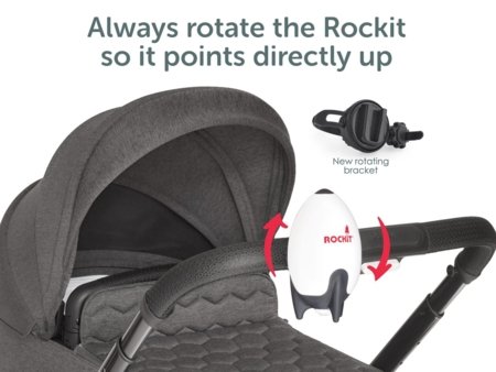 ROCKIT įkraunamas vežimėlio sūpuoklis ROCKER, ITEM01 