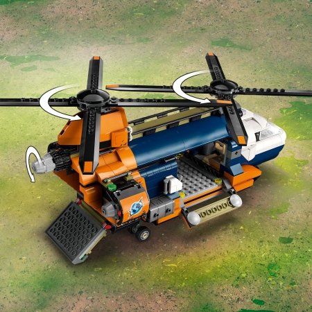 60437 LEGO® City Exploration Džiunglių tyrinėtojo sraigtasparnis stovykloje 