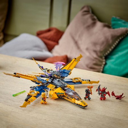 71833 LEGO® NINJAGO® Raso ir Arino audros superlėktuvas 