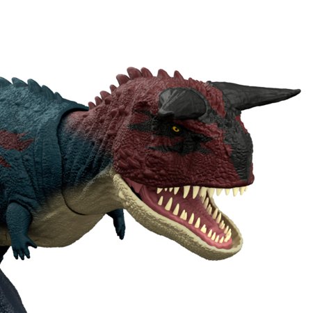 JURASSIC WORLD 1:32 interaktyvus dinozauras Carnotaurus, JKG85 