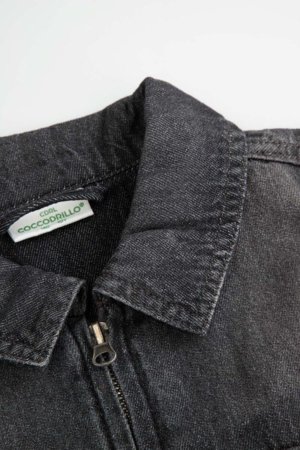 COCCODRILLO džinsinis švarkas, pilkas, WC6152301CJB-019-134, 134 cm 