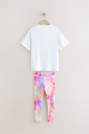 NEXT marškinėliai trumpomis rankovėmis ir tamprės, E89369 152 