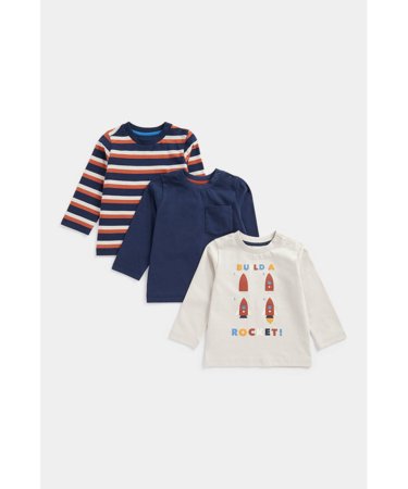 MOTHERCARE marškinėliai ilgomis rankovėmis, FC547 3vnt.,  