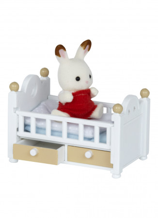 SYLVANIAN FAMILIES mažasis triušiukas ir lovytė, 2205/5017 5017