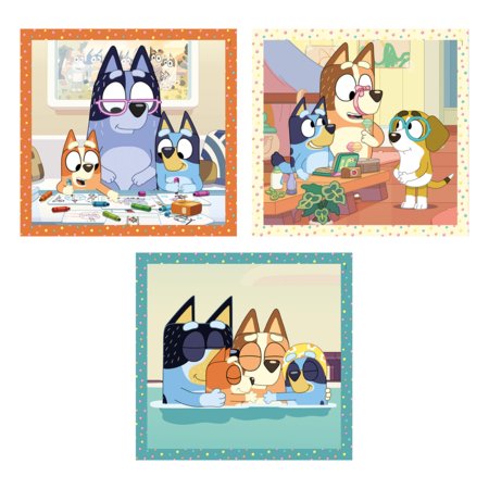 CLEMENTONI dėlionė Bluey 3x48 det., 25003 