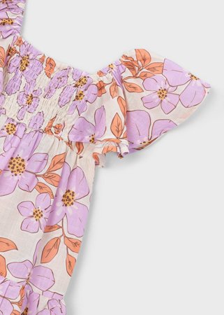 MAYORAL suknelė trumpomis rankovėmis, lilac, 3.932-33, 92  cm 