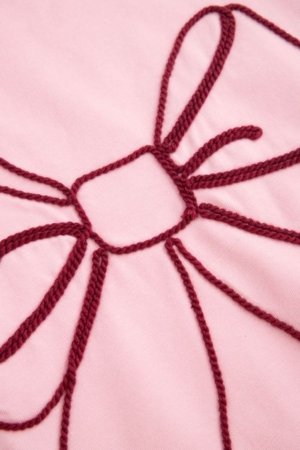 COCCODRILLO marškinėliai ilgomis rankovėmis, rožiniai, WC6143103GGK-033-104, 104 dydis 