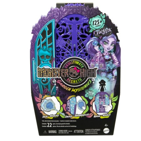 MONSTER HIGH Skulltimates siurprizų rinkinys Tvyla, vidurnakčio sodo serija, HYT74 