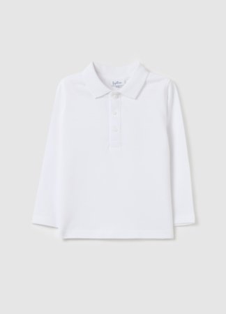 OVS polo marškinėliai ilgomis rankovėmis, balti, 74 cm, 002114107 