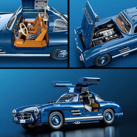 HOT WHEELS konstruktorius – Mercedez Benz 300 SL, HWW25 