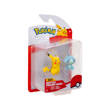 POKEMON Sobble ir Pikachu veiksmo figūrėlės, 2 vnt, PKW4077 