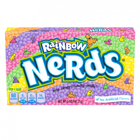 NERDS RAINBOW saldainiai, 141,7 g, MIX0043 MIX0043