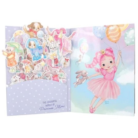 PRINCESS MIMI lipdukų knygelė Puffy Stickers, 12491 