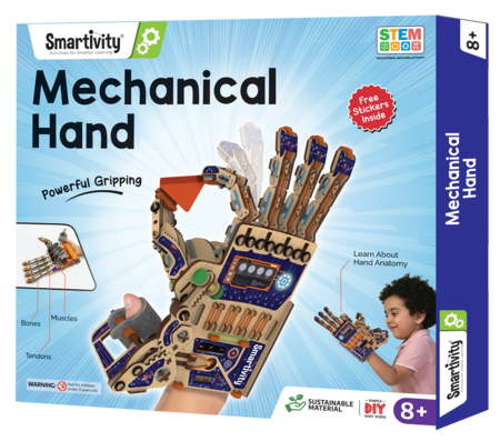 SMARTIVITY konstruktorius- mechaninė ranka Mechanical hand, SMRT1135 