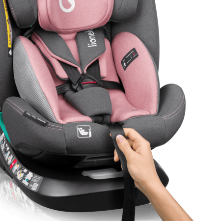 LIONELO automobilinė kėdutė BASTIAN ONE I-SIZE, Pink rose,  40-150 cm., LO-BASTIAAN ONE I-SIZE 