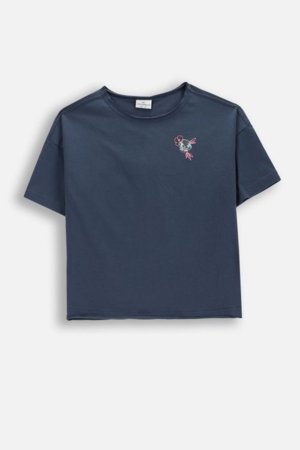 COCCODRILLO marškinėliai trumpomis rankovėmis, tamsiai mėlyni, WC6143203FGJ-015-164, 164 dydis 