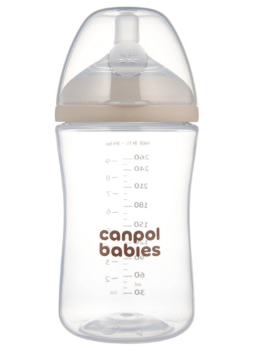 CANPOL BABIES maitinimo buteliukas su žinduku NATURAL SHAPE, 260 ml, 35/401 