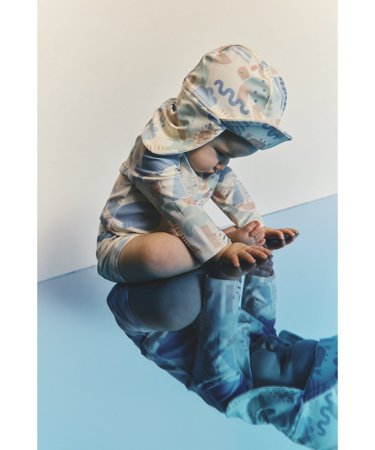 MOTHERCARE maudymosi kostiumėlis ir kepurė, LK445 92 