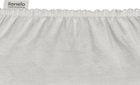 LIONELO paklodės su guma BAMBOO SHEET, 118x60 cm., 2 vnt., White/Beige 