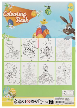EASTER Spalvinimo knyga A4, 810005 