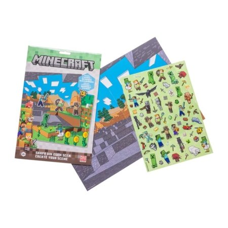 MINECRAFT lipdukų rinkinys Create your Scene, 166500310 