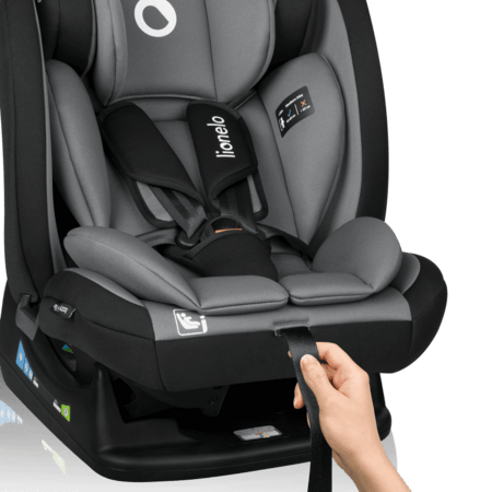 LIONELO automobilinė kėdutė IZZY I-SIZE, Black grey,  40-150 cm., LO-IZZY I-SIZE 
