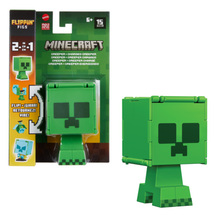 MINECRAFT Flipping Fings figūrėlė asort., HTL43 