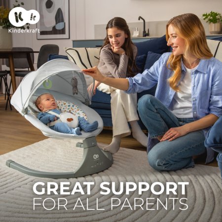 KINDERKRAFT gultukas- supynės LUMI2, light grey, KBLUMI02LGR0000 