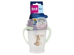 LOVI puodelis su rankenomis 360° NIGHT&DAY, 250 ml., Rabbit, 1/610 