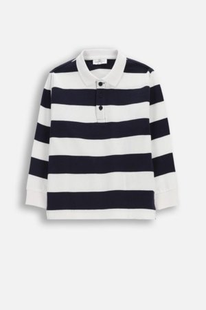 COCCODRILLO polo marškinėliai ilgomis rankovėmis, mėlyni, WC6143501RBK-015-116, 116 cm 