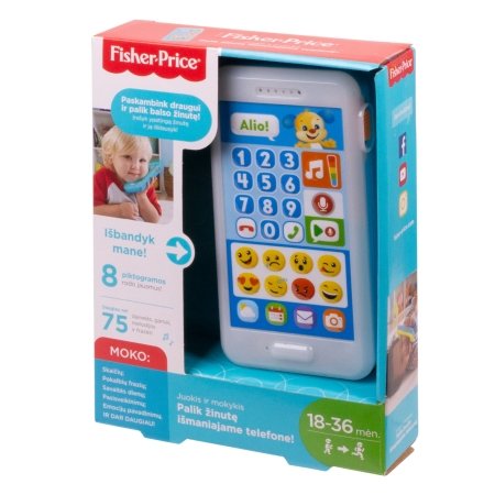 FISHER PRICE Išmanusis telefonas "Palik žinutę" LT, GGK38 GGK38
