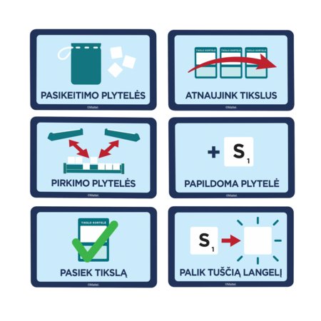 MATTEL GAMES žaidimas Scrabble 2 -1me (LT), HXW10 