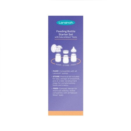 LANSINOH maitinimo buteliukų pradinis komplektas, 160ml + 240ml, 76310 76310