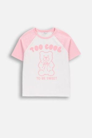 COCCODRILLO marškinėliai trumpomis rankovėmis, balti, WC6143202SGJ-001-134, 134 cm 