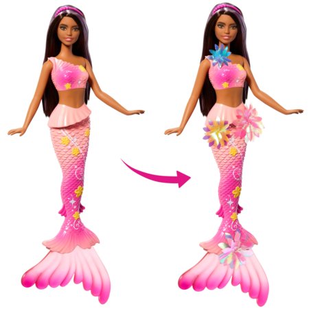 BARBIE Dreamtopia Blooming Magic tamsiaplaukė undinėlė, JDM73 
